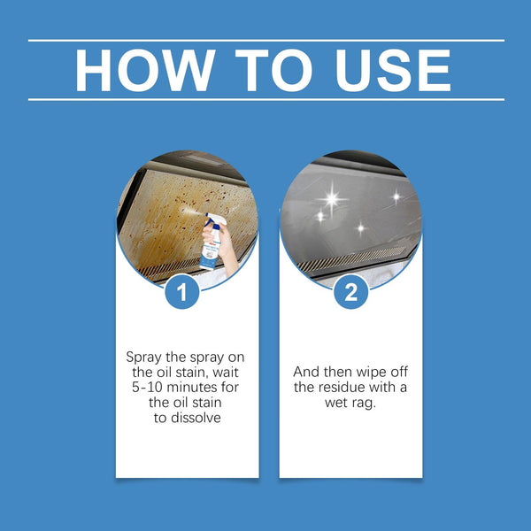 Heavy-Duty Grease Cleaner, Efficient Cleaning Stubborn Grease Kitchen Hood Grease Cleaner