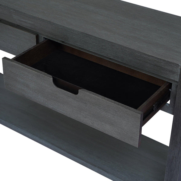U_STYLE Console Table Entryway Table for Hallway Living Room with 2 Drawers and 1 Shelf