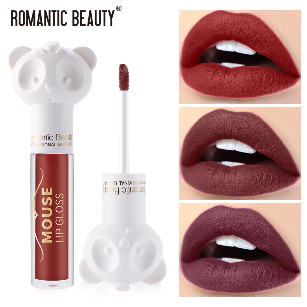 Romantic Beauty Velvet Soft Moisturizing Easy Color Liquid Lip Glaze