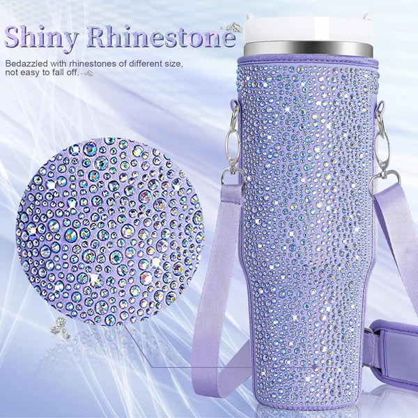 Diamond Mug Sleeves For  Portable Water Kettle Carrier Holder Bag With Straps Outdoor Drinkware Accessory