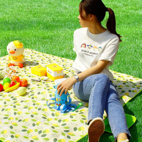 Outdoor Picnic Mat Camping Picnic Moisture Proof Mat Portable Seat Cushion Thickened Waterproof Picnic Cloth Outing Tent Floor Mat