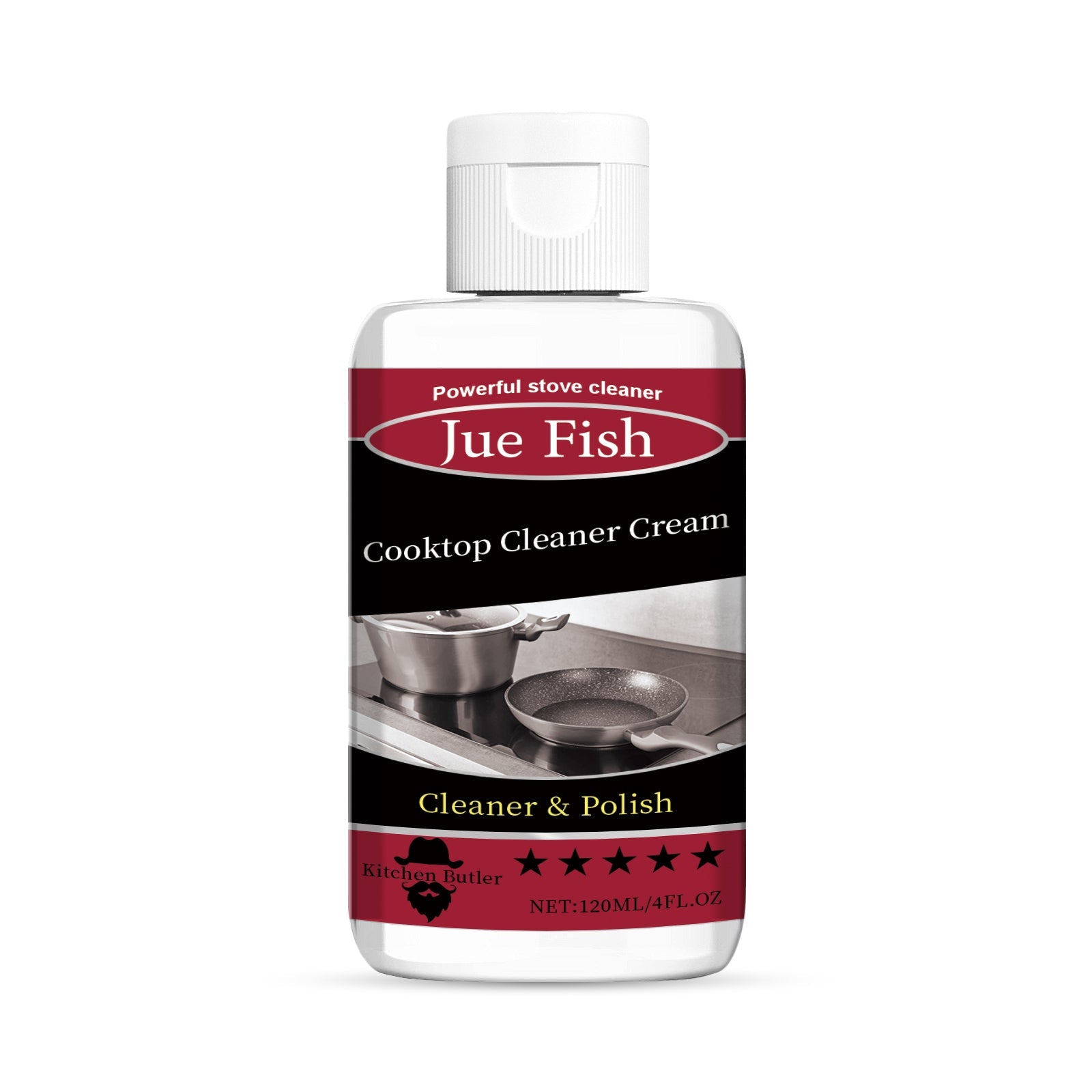 Cooktop Cleaner Cream, Wash The Kitchen Stove Basin To Remove Oil Stains And Dirt To Remove Black Dirt At The Bottom Of The Pot