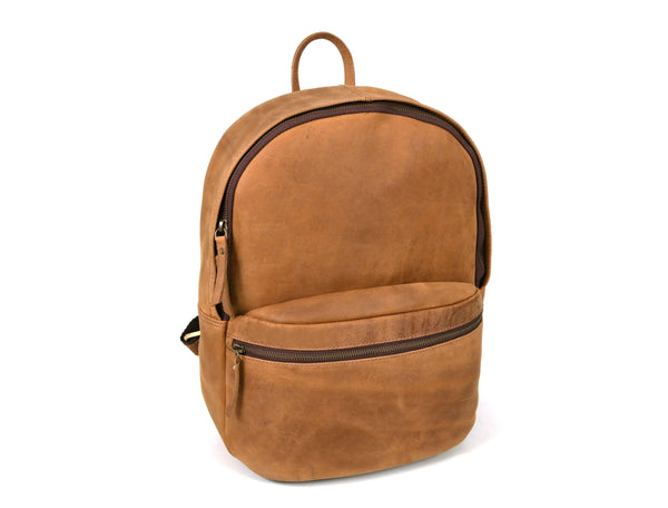 Sahara Leather Travel Backpack - Walnut Brown (BP-52) - Gifts for You 'n Me
