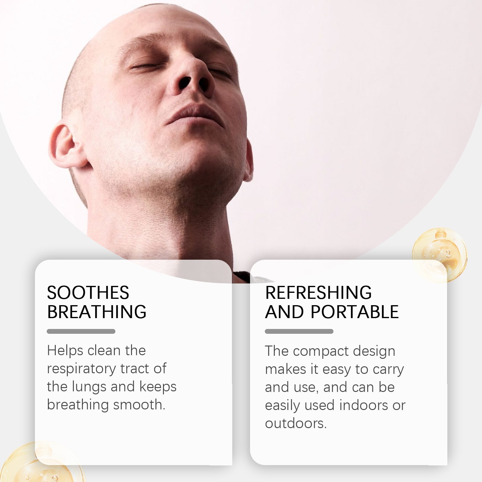 Body Cleanser Inhaler Gently Cleanses Nose Comfort Nose Body Relieves Discomfort Caregiver