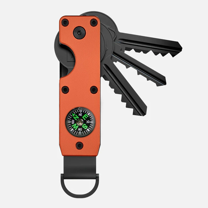 Keychain metal keychain aluminum alloy key storage keyclip