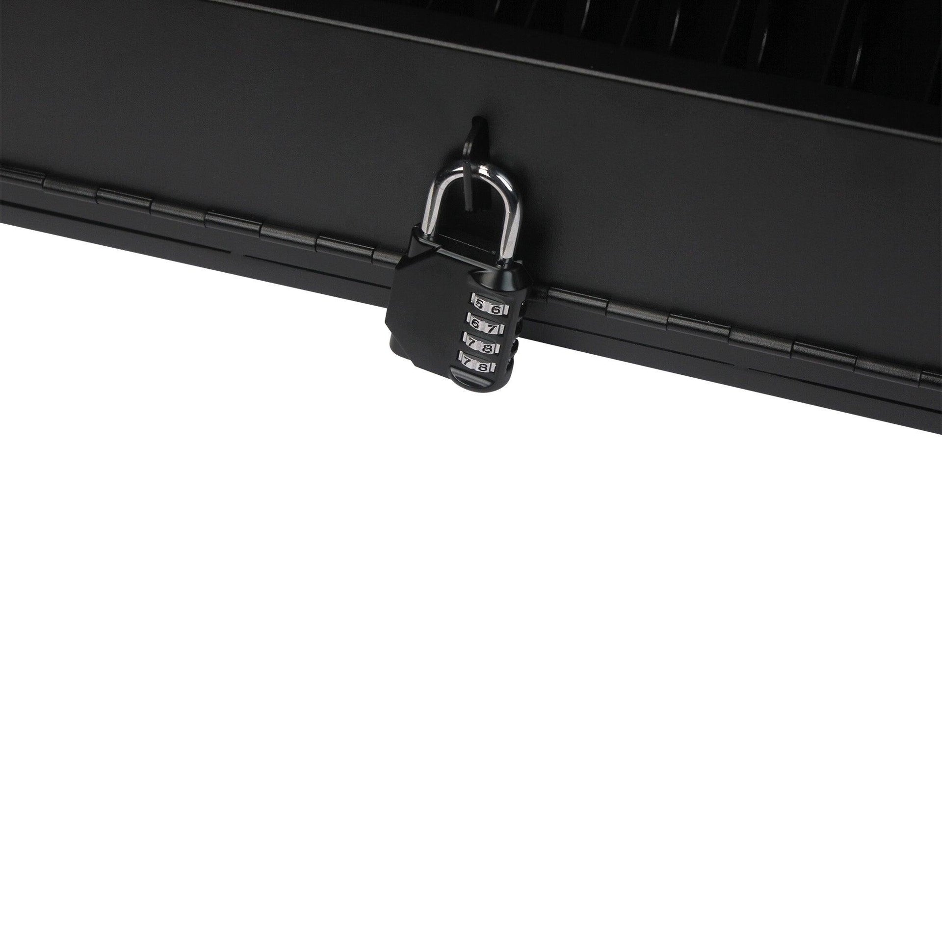 16 Bay Charging Cabinet for Laptop Chromebook Locking Charging Station-BLACK