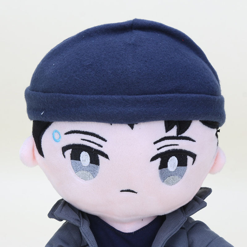 28cm Detroit surrounding Connor sitting doll transformed into human uniform cross dressing cosplay plush doll