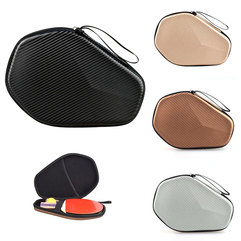 Table Tennis Racket Case Bag Pingpong Paddle Storage Bags Portable Waterproof Zipper Handbag Table Tennis Accessories