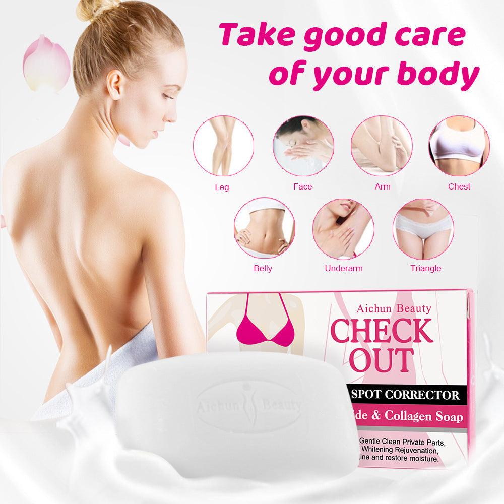 Handmade Soap Triangle Moisturizing Brightening Pink 40g Handmade Soap Whitening Soap