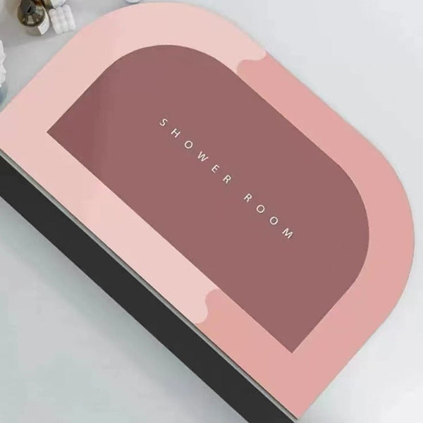 Soft cushion floor mat absorbent foot mat bathroom non-slip quick-drying toilet door carpet bathroom door mat