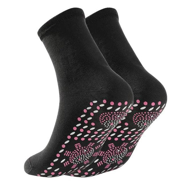 Hot socks health socks moxibustion fever Tomalin thick tube warm foot socks hot moxibustion cold proof socks mugwort