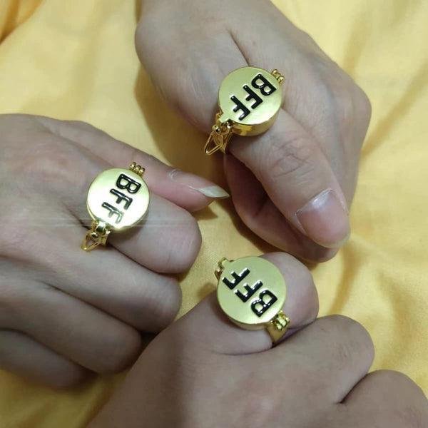 New cute SpongeBob Patrick friendship bff open ring forever best friend gift