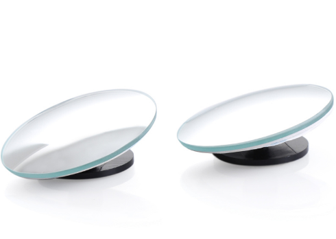 1 pair 360 Degree frameless ultrathin Wide Angle Round Convex Blind Spot mirror for parking Rear view mirror - Gifts for You 'n Me