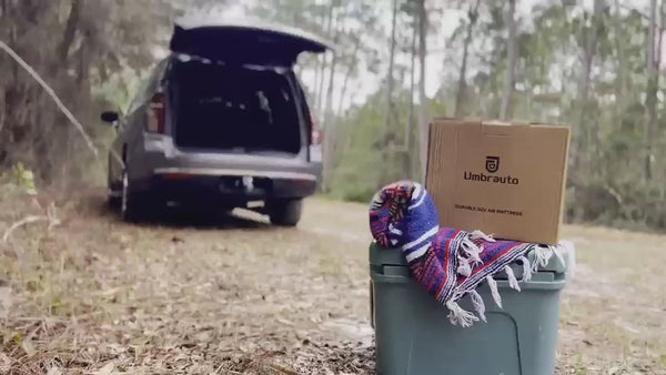 Umbrauto Thickened SUV Back Trunk Air Mattress 3.0,Black