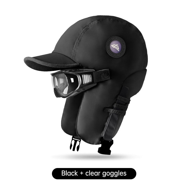 Winter ski hat warm hat men and women winter riding ear windproof plus velvet thickening pilot lei feng hat