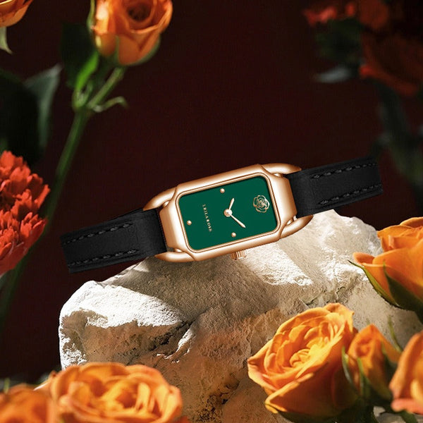 Women's Watch Brand Counter Brand Authentic Fashion Small Square Core Women's Watch Quartz Watch Popular