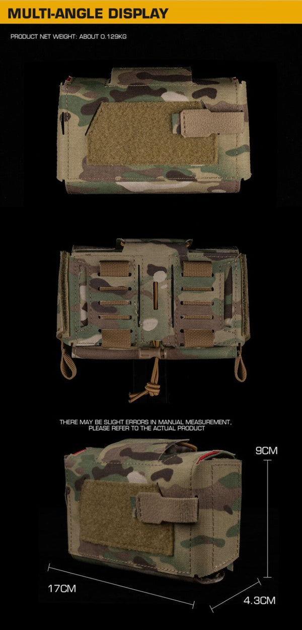 Compact Trauma Bag V3 GEN3 Style Agilit MD2 IFAK Tactical Medical First Aid Bag for Hunting Vest Plate Carrier Belt