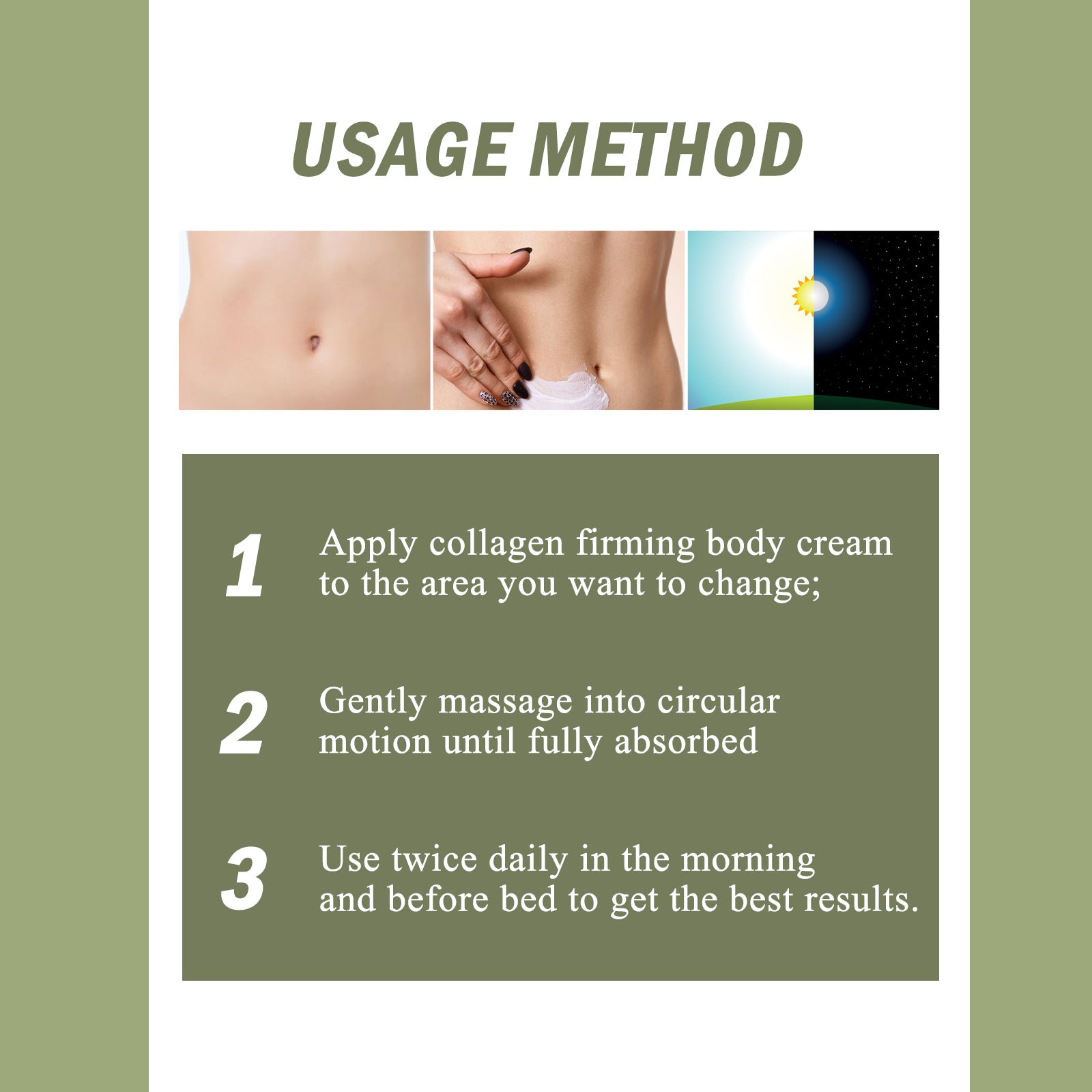 Collagen Rapid Firming Skincare Cream, Tighten Belly Body Sculpting Massage And Slimming Cream