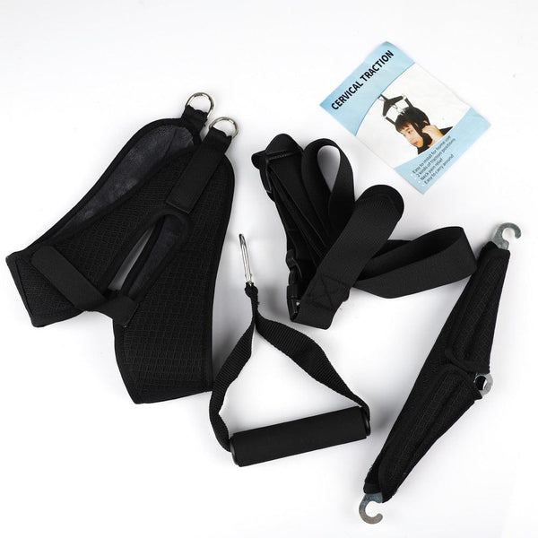 Home Suspended Cervical Traction Corrector Portable Neck Lifting Fixation Belt