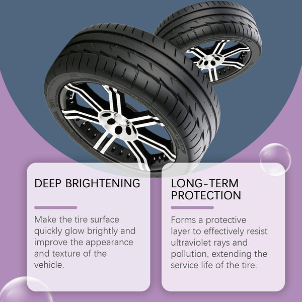 Automobile Tire Polishing Paste, Tire Cleaning, Rust Removal, Polishing, Brightening And Anti-Stain Wheel Retreading Paste