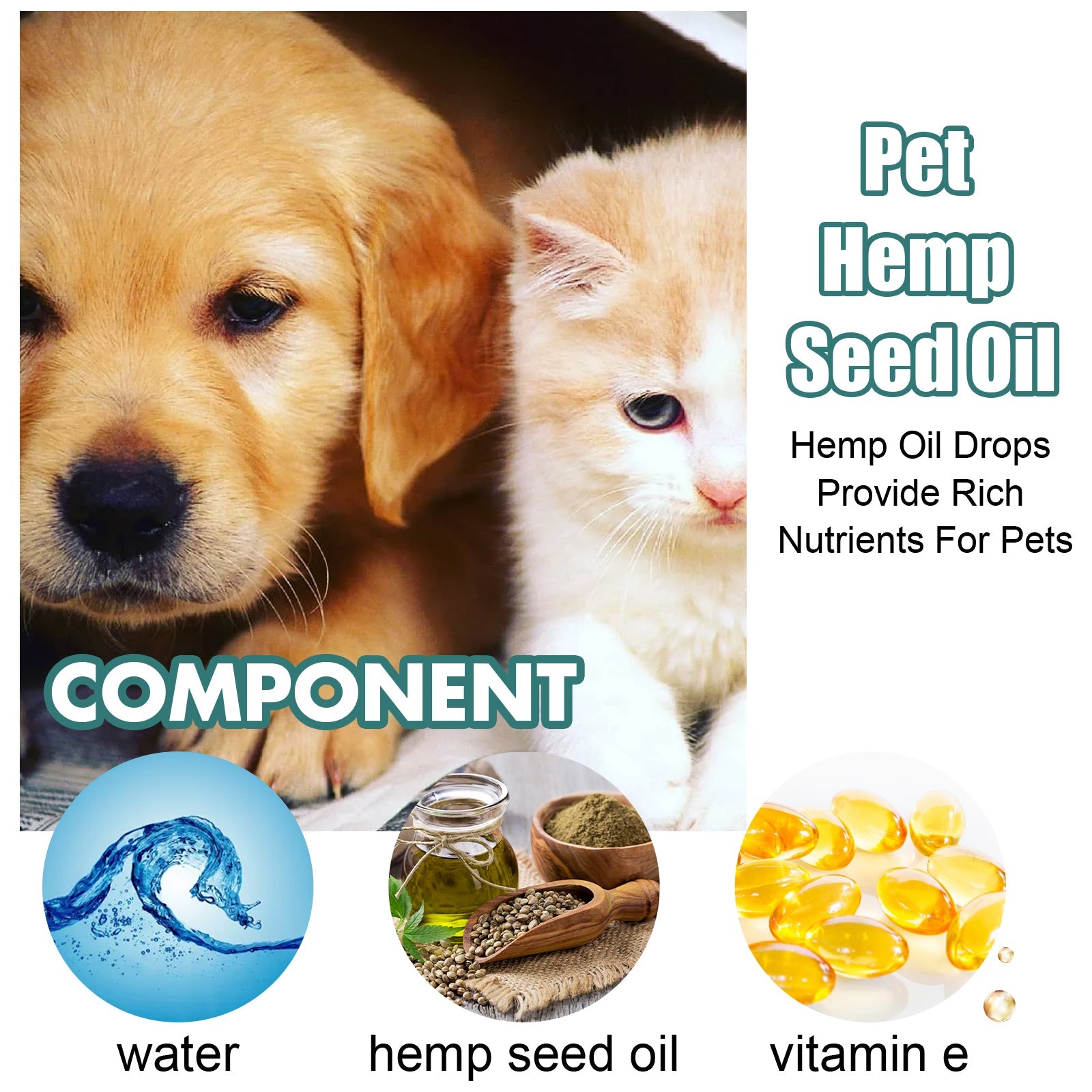 Pet Care Oil Pet Cat And Dog Body Care Topical Moisturizing Massage Repair Essential Oil