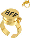 New cute SpongeBob Patrick friendship bff open ring forever best friend gift
