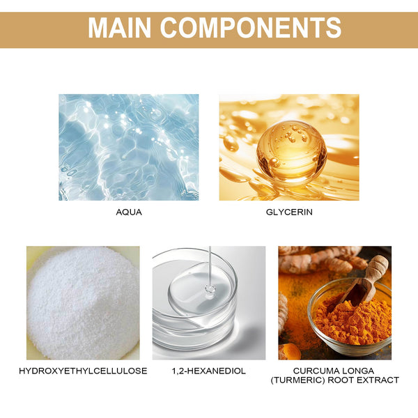 Turmeric Correction Essence Facial Care Hydrating Moisturizing Gentle Moisturizing Skin Care Essence