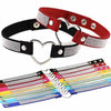 Japan's Harajuku Soft Girl Black Rhinestone Peach Heart Love-Shaped Collar Women's Neck Strap Collarbone Necklace Short