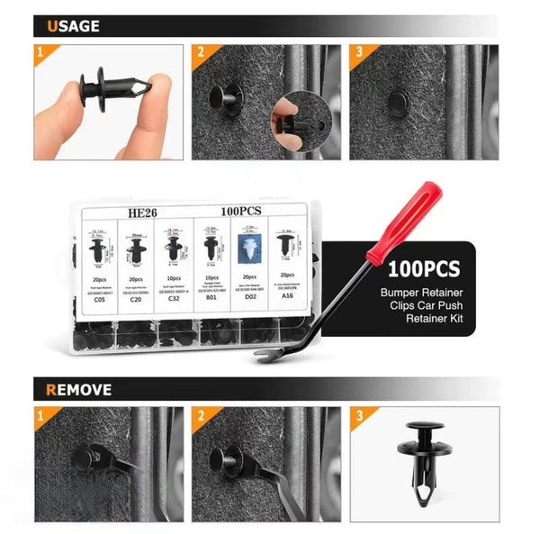 SnapFix Car Clip Kit