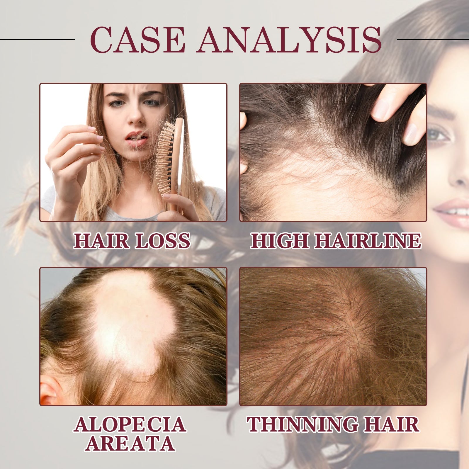 Onion Hair Growth Essential Oil, Strengthens And Hydrates Hair Growth Hair Dense Hair Care Spray