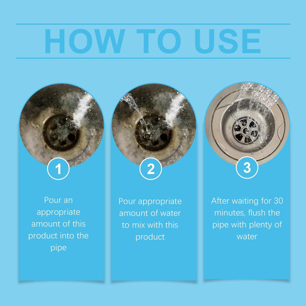 Drain Clogging Dredging Agent, Kitchen Drain Toilet Pipe Clogging Dredging Cleaning And Decontamination