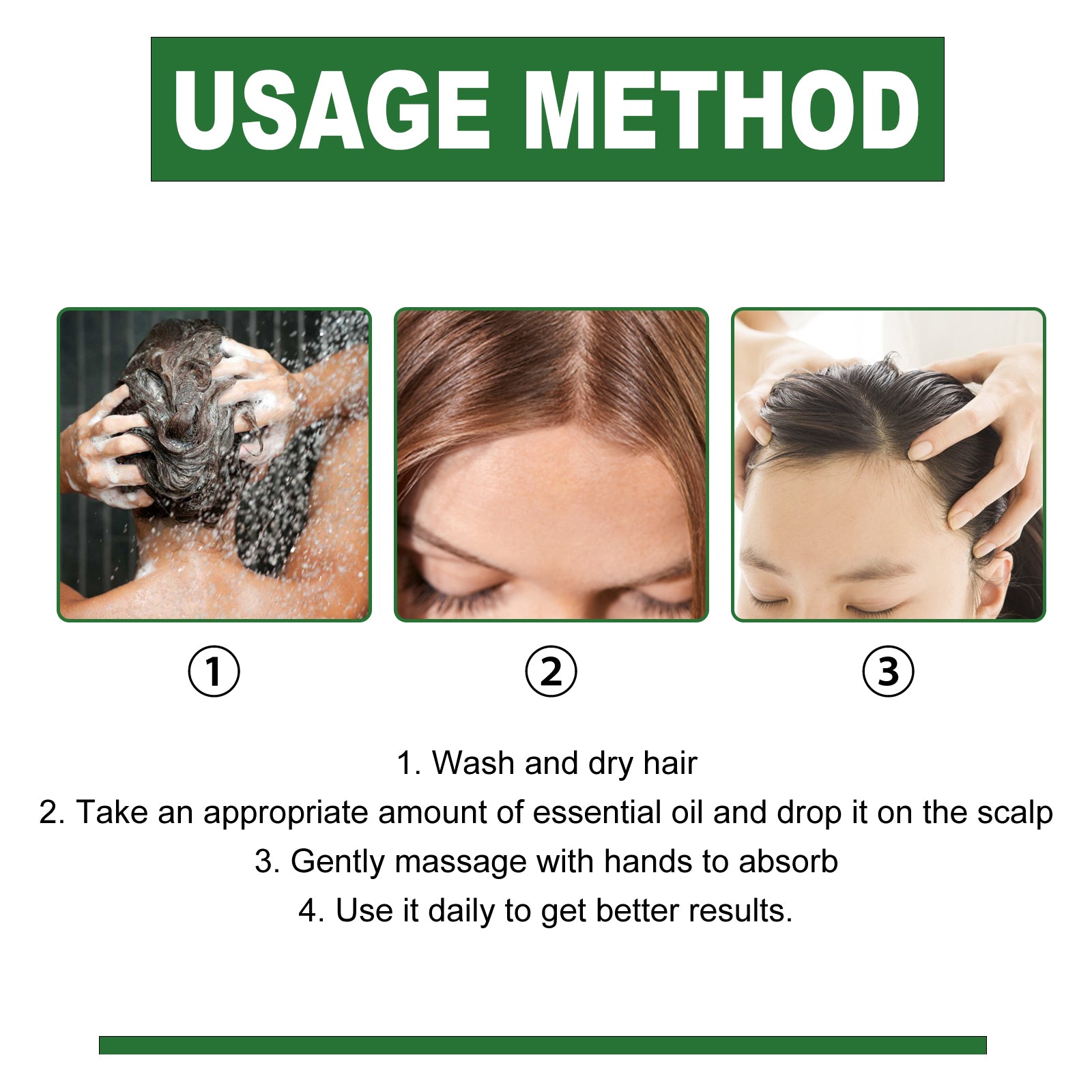 Rosemary Hair Care Essential Oil Repair Split End Dry Hair, Nourish And Smooth Hair Care Oil