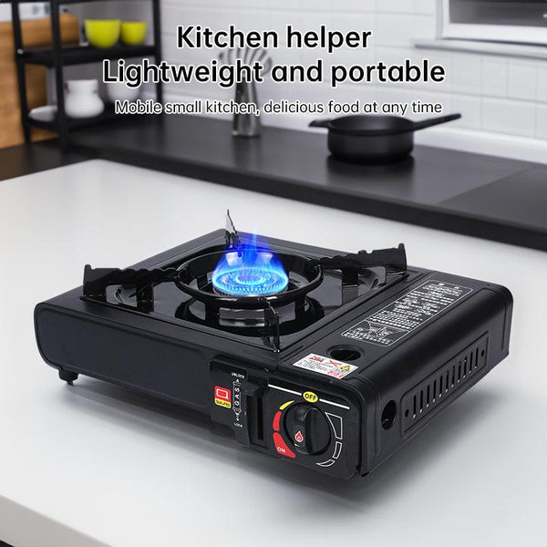 Single - burner Butane Camping Stove, windproof, adjustable, portable