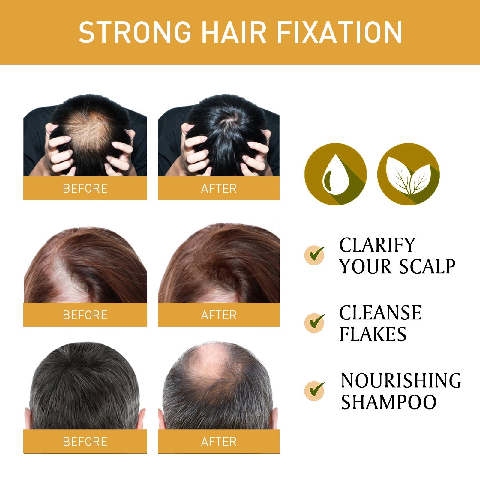 Shampoo Bar, Solid Hair Tight Hair Anti-Loss Soft Repair Hair End Dry Damaged Shampoo Soap