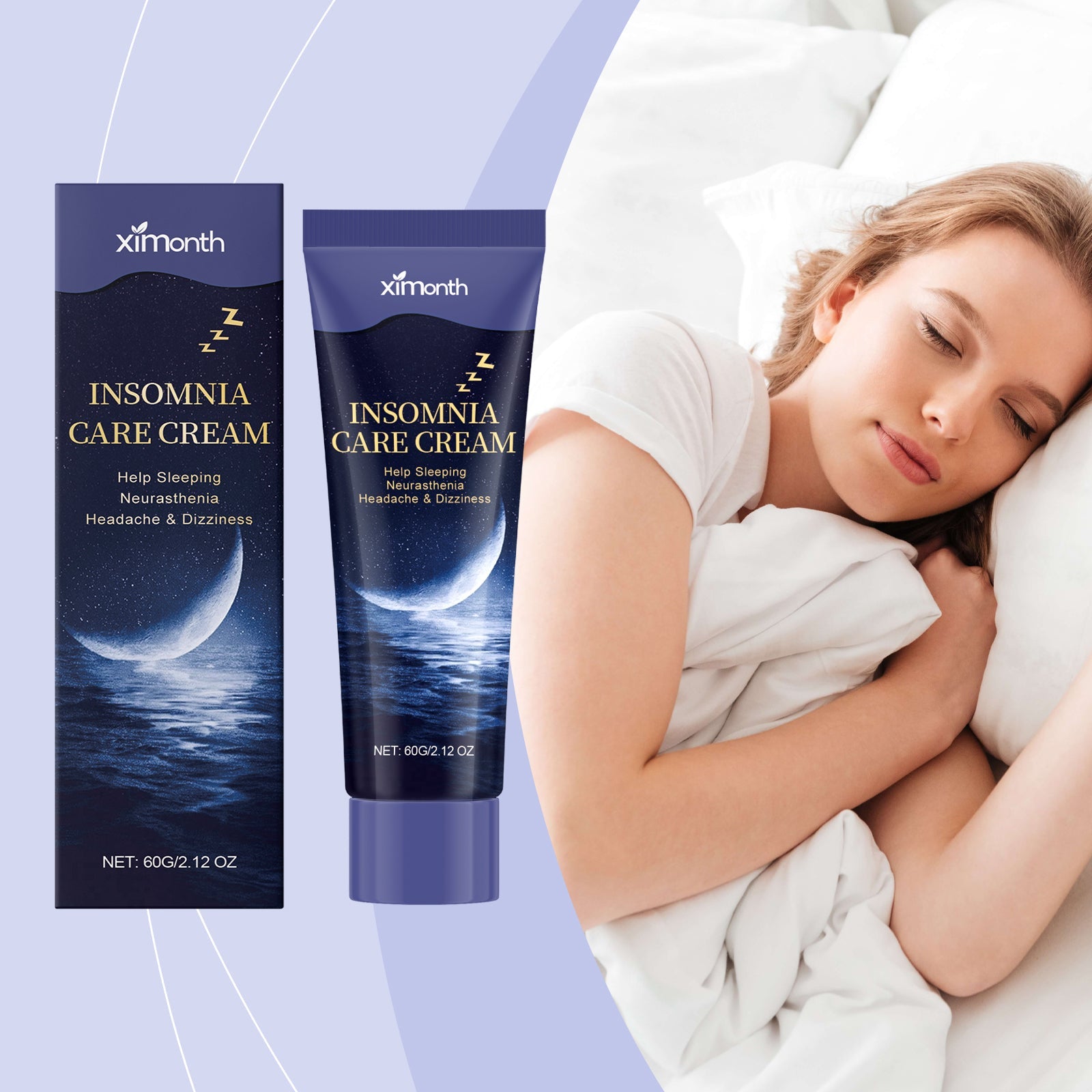 Sleep Cream Creates A Comfortable Space At Night, Pamper Sleep And Improve Mood Care Cream
