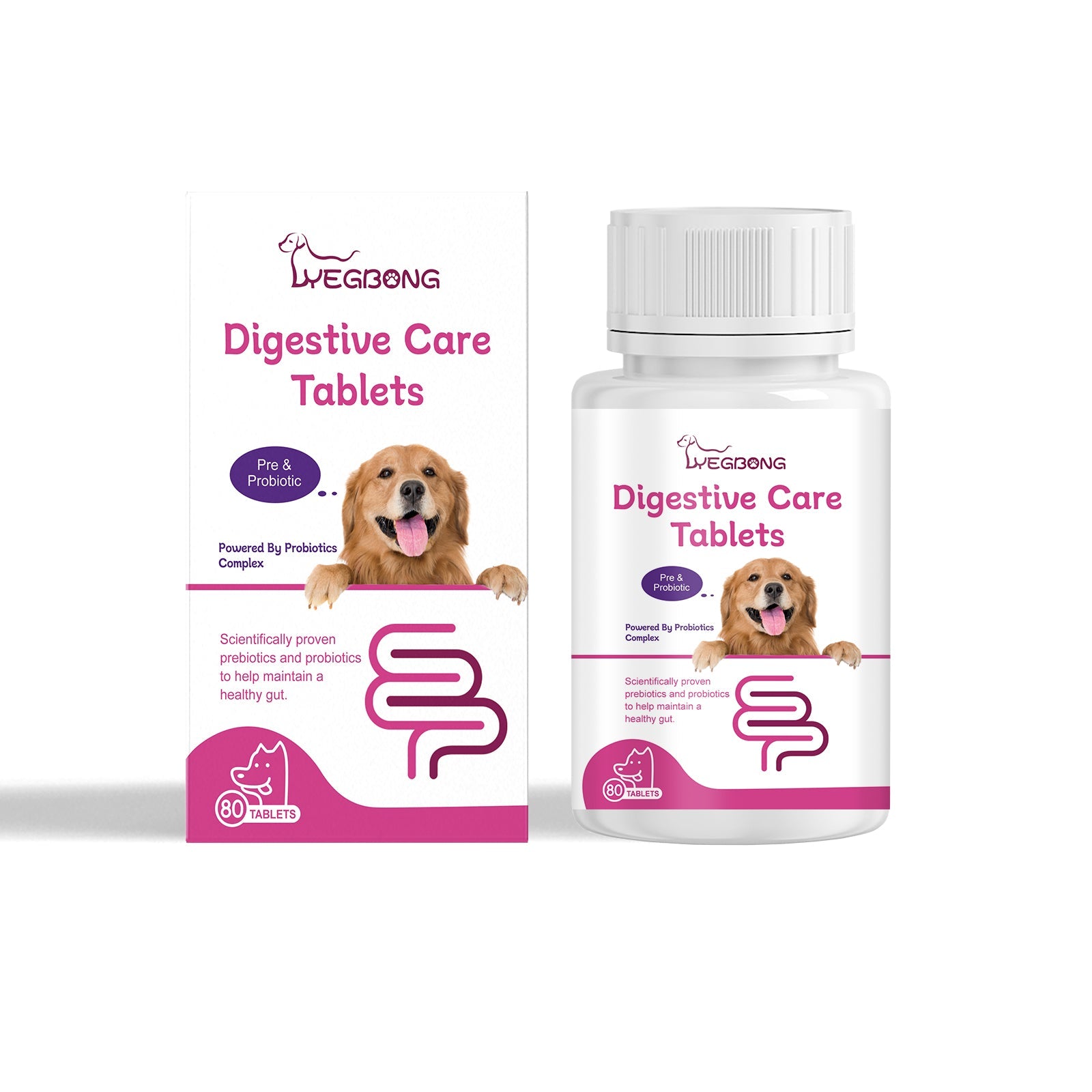 Dog Probiotic Tablets To Improve Intestinal Health, Balance Digestion And Absorption Of Pet Nutritional Supplements