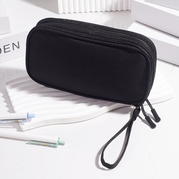Multi - Functional Digital Accessories Organizer with Multiple - Layer Data Cable Pouch, Dust - proof Headphone Bag and Power Bank Pocket