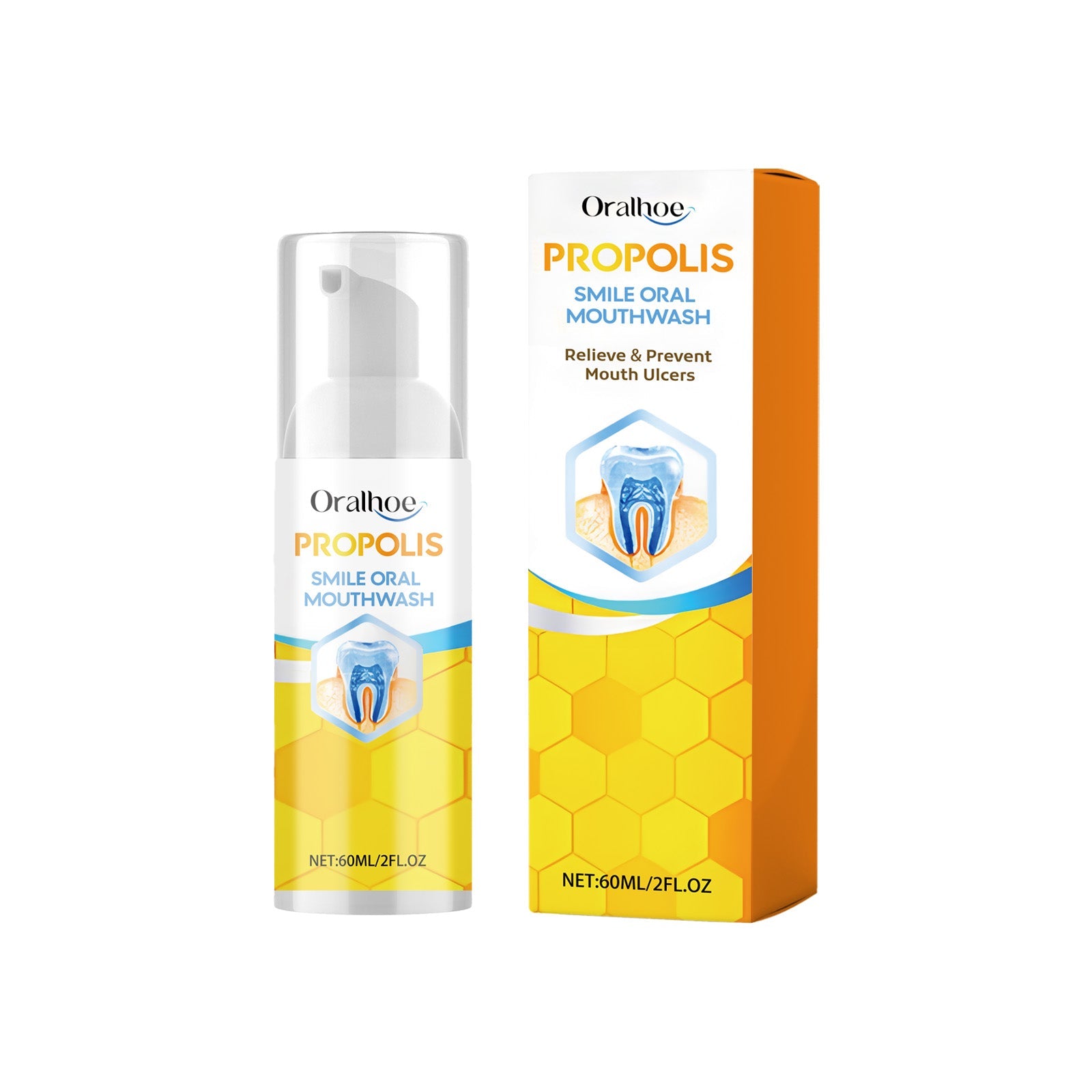 Propolis Oral Cleaning Mousse Oral Cleaning Care Tooth Stain Removal Fresh Mousse Toothpaste