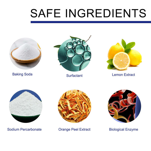 Kitchen All-Purpose Stain Removing Cleaning Powder, Kitchen Stove Oil Cleaning Utensils Rust Removal Stains Dirt Cleaning Agent