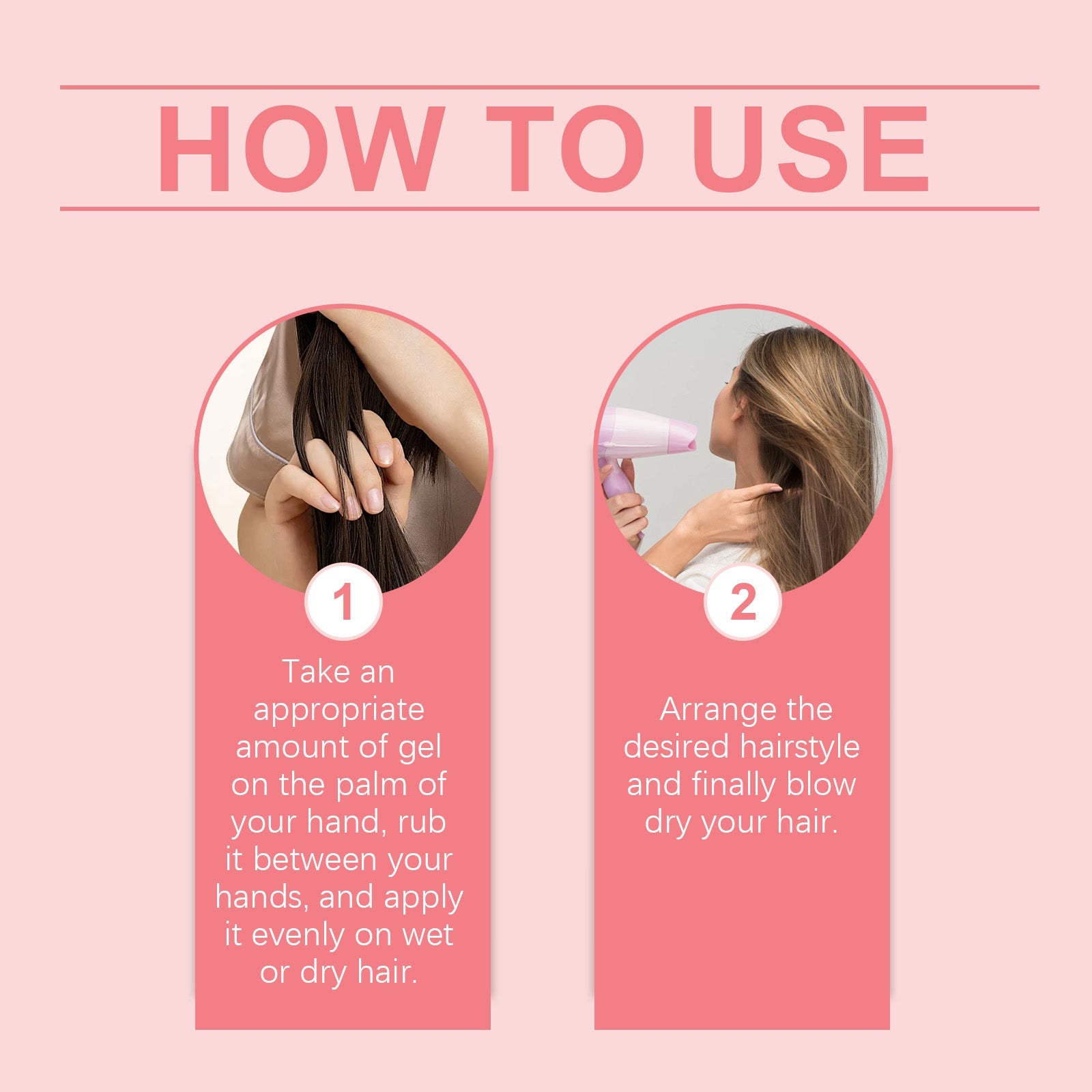 Strawberry Curl Styling Gel Leave-In Hair Volumizing Long-Lasting Shape Nourishing Repair Styling Cream