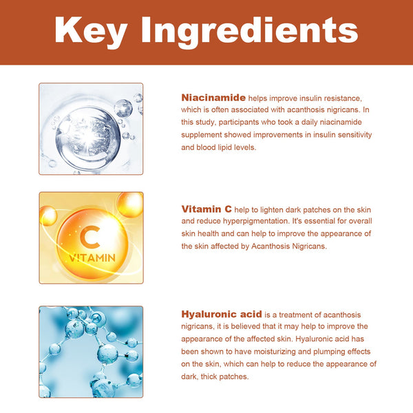 Acantho Clear Improve Skin Spray, Repair Black Spot, Elbow Knee Joint Black Whitening Skin Spray