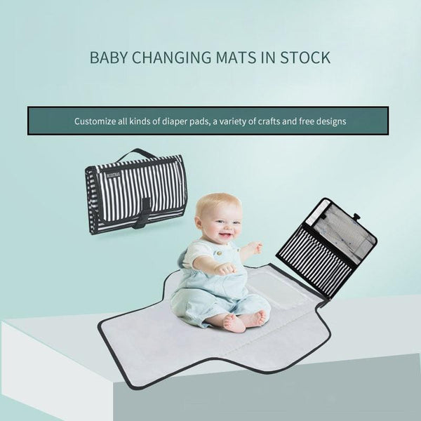 Foldable Baby Changing Mat Portable Travel Outdoor Waterproof Care Baby Changer Diape Infant Napping Changing Cover Pads