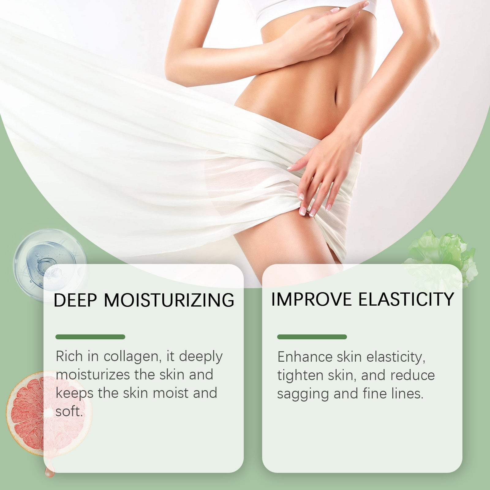 Oceaura Collagen Body Lotion Keeps Moisture In And Nourishes The Skin