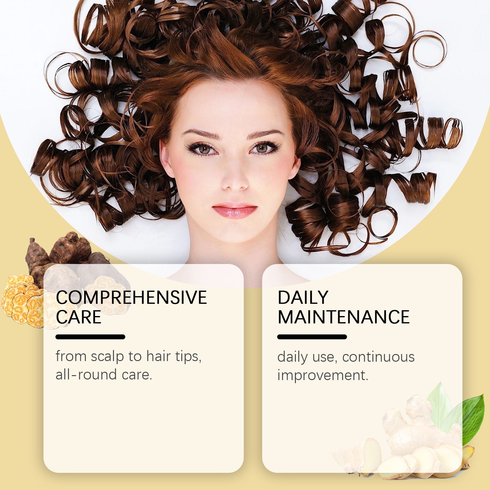 Scalp Nourishing Spray Strengthens Hair And Moisturizes Hair And Scalp Care Plant Extract