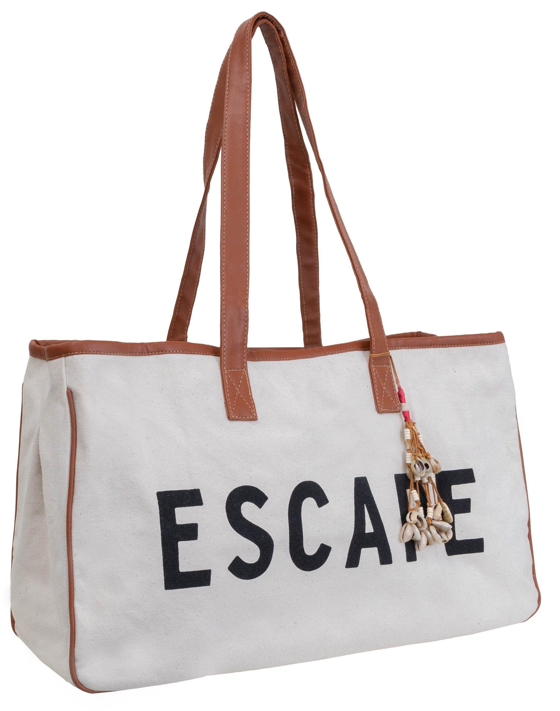 Magid Canvas Slogan Tote 