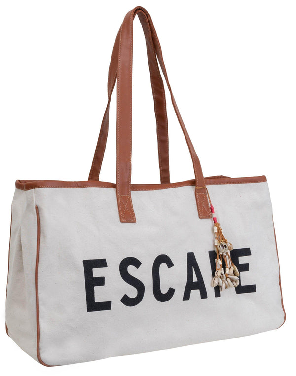 Magid Canvas Slogan Tote 