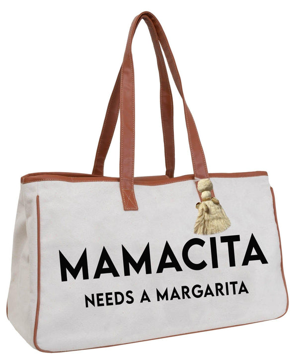 Magid Canvas Slogan Tote 