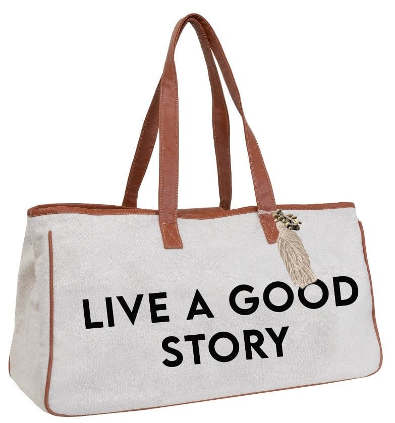 Magid Canvas Slogan Tote 