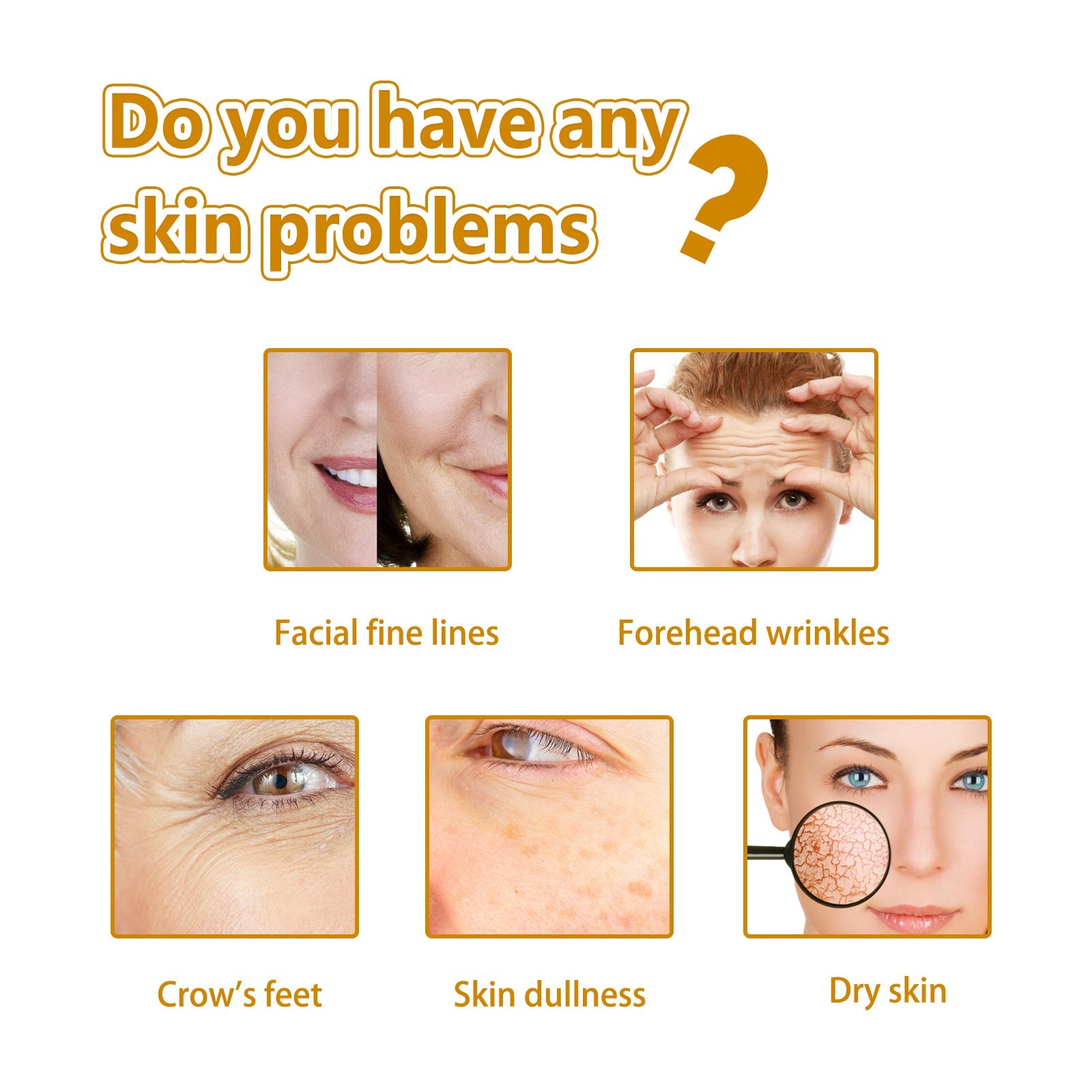 Collagen Anti-Wrinkle Serum, Hydrating And Smoothing Fine Lines, Firming Face And Elastic Moisturizing Skin Essence