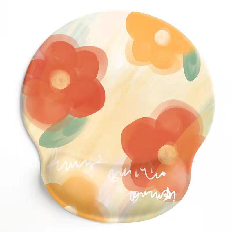 Bear mouse pad wrist mouse pad girls soft pad cute wrist pad 3d silicone wrist pad hand rest